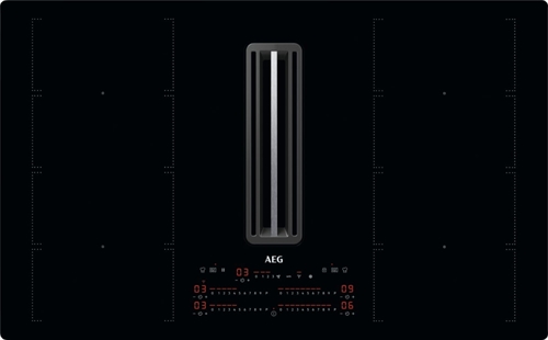 83 cm Induktionskogeplade m/ intgr. Emhætte - AEG 8000 - CCE84779CB