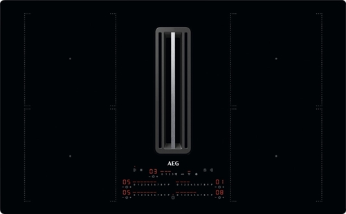 83 cm Induktionskogeplade m/ intgr. Emhætte - AEG 8000 - CCK84751CB