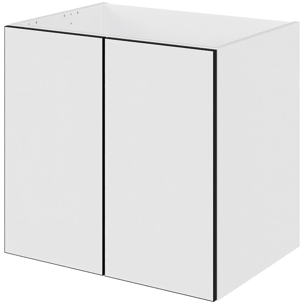 Multi-Living Bad hyldeskab i White/Black line med 1 låge D: 44.5 cm - Bredde: 60 cm