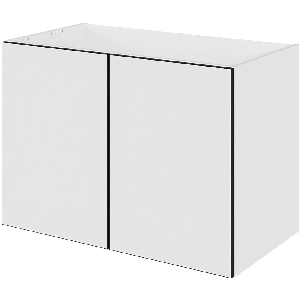 Multi-Living Bad hyldeskab i White/Black line med 1 låge D: 44.5 cm - Bredde: 80 cm