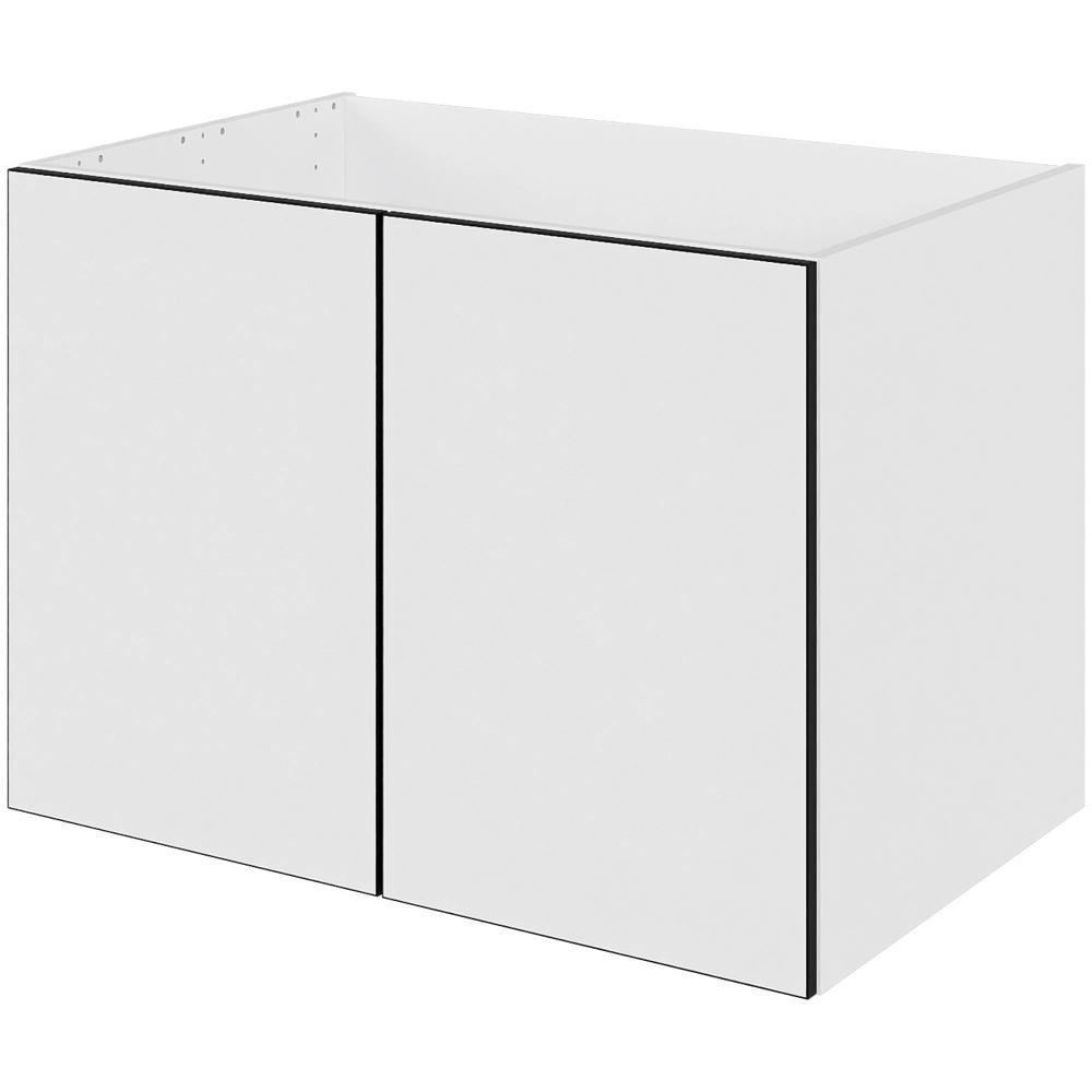 Multi-Living Bad hyldeskab i White/Black line med 1 låge - Bredde: 80 cm