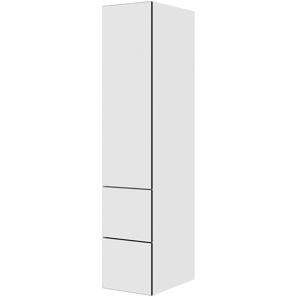 Multi-Living Køkken opbevaringsskab i White/Black line H: 195,2 cm D: 60,0 cm - Fuldudtræk/softluk - Bredde: 40 cm