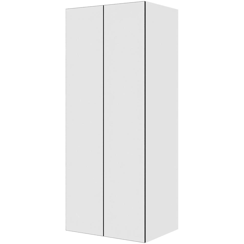 Multi-Living Køkken højskab i White/Black line tomt H: 195,2 cm D: 60,0 cm - 1 låge - Bredde: 80 cm