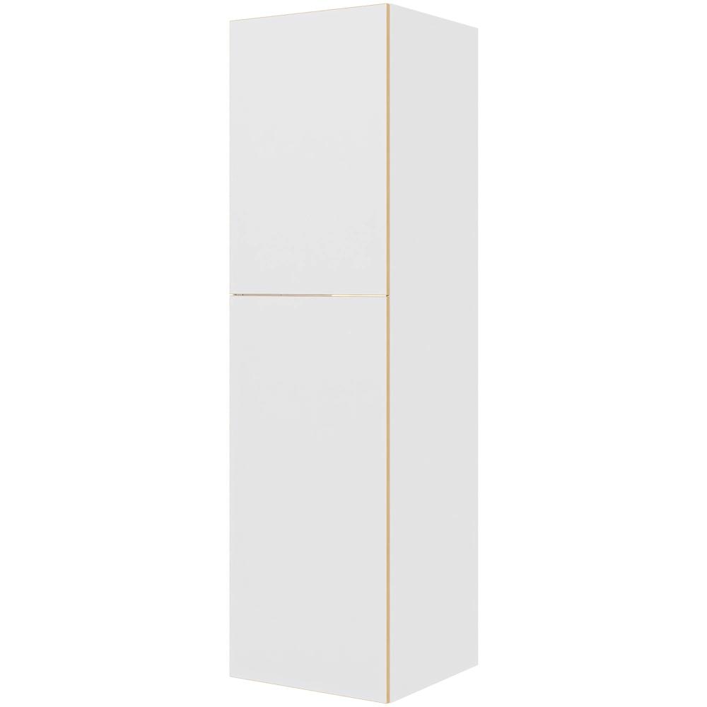 Multi-Living Køkken ekstra højt indbygningsskab til køl  i White/Oak Line H: 214,4 cm D: 60,0 cm - 2 låger & blændlåger - Bredde: 60 cm