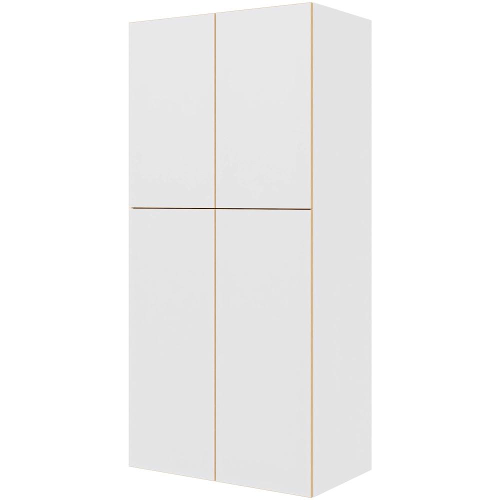 Multi-Living Køkken ekstra højt tomt skab  i White/Oak Line H: 214,4 cm D: 60,0 cm - 2-delt låge - Bredde: 100 cm