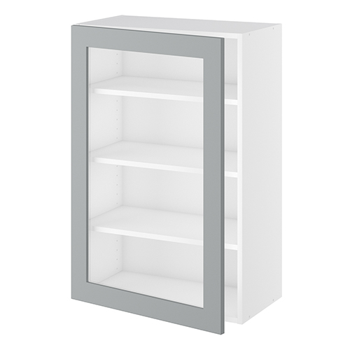 Kitchn Vitrineskab 3 hylder og 1 låge H:896 D:320 B:400